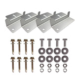 Renogy 2 Sets Solar Panel Mounting Z Brackets Lightweight Aluminum Corrosion-Free Construction for RVs, Trailers, Boats, Yachts,