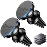 ?2-PACK?Car vent Magnetic Phone Mount[ Easily Install ] Reusable Magnetic phone holder for car vent air[ Strong Magnet ] [ 360 R