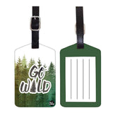 Nutcase Designer Luggage Travel Baggage Tags Single Tag With Name Card Inside Go Wild