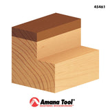 Amana Tool - 45461 Carbide Tipped Flush Trim Plunge Template 1/2 Dia x 1-1/4 x 1/4 Sh