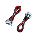 Arcity 20 Pcs Arcade Button Wires Harness Cable for Zero Delay USB Encoder PCB with 0.110 2.8mm Terminals Compatible with Arcade LED Buttons & Sanwa Style Buttons New