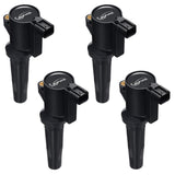 BDFHYK DG504 Ignition Coils Compatible with Mazda Mercury Escape Focus Transit Connect L4 2.0L 2.3L?4 Pack?Replacement for FD505