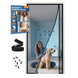 CANLENE Magnetic Screen Door Left Right Side Opening Polyethylene Terephthalate Mesh Greater Than Fiberglass and Polyester Easy 