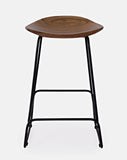 Jofran Inc. Nature'S Edge Solid Acacia Counter Height Backless Stool (Set Of 3)