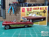 Amt 1962 Chevy Impala Convertible 1:25 Scale Model Kit