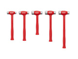 TEKTON Flat Steel Face Dead Blow Hammer Set, 5-Piece (26, 36, 43, 47, 50 oz.) | HDB94002 | Made in USA