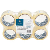 Business Source 32951 Sealing Tape 1.6 mil 17/8Inch x164Ft 6/PK Clear