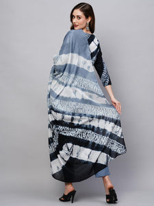 Gosriki Women'S Cotton Blend Straight Printed Kurta With Pant & Dupatta (Sana Blue-Gs_L_Blue_Large),Blue,,B0C7W4NKD9