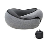 Trendivibe Airplane Travel Pillow Plane Accessories Headrest For Office Train Traveling Gray