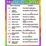 Proofreading Marks Chart [Set of 3]