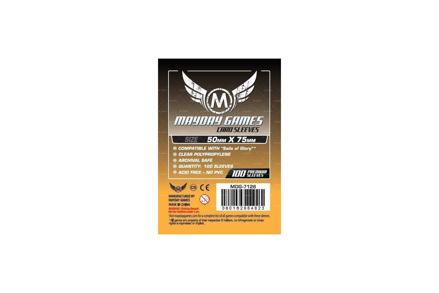 Sails of Glory Sleeves (50x75mm)-100 Standard