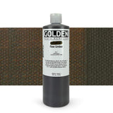Fluid Acrylics by GOLDEN, Raw Umber, 16 fl. oz. Bottle, Professional Acrylic Paint, SemiOpaque