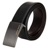 Bacca Bucci Formal Leather Belt With NickelFree BuckleStylish & Versatile For Men Black & Brown