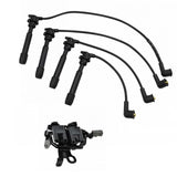 TRQ Ignition Kit Ignition Coil Spark Plugs Wire Set Compatible with 2003-2006 Hyundai Elantra 2005-2009 Tucson 2004-2009 Kia Spe