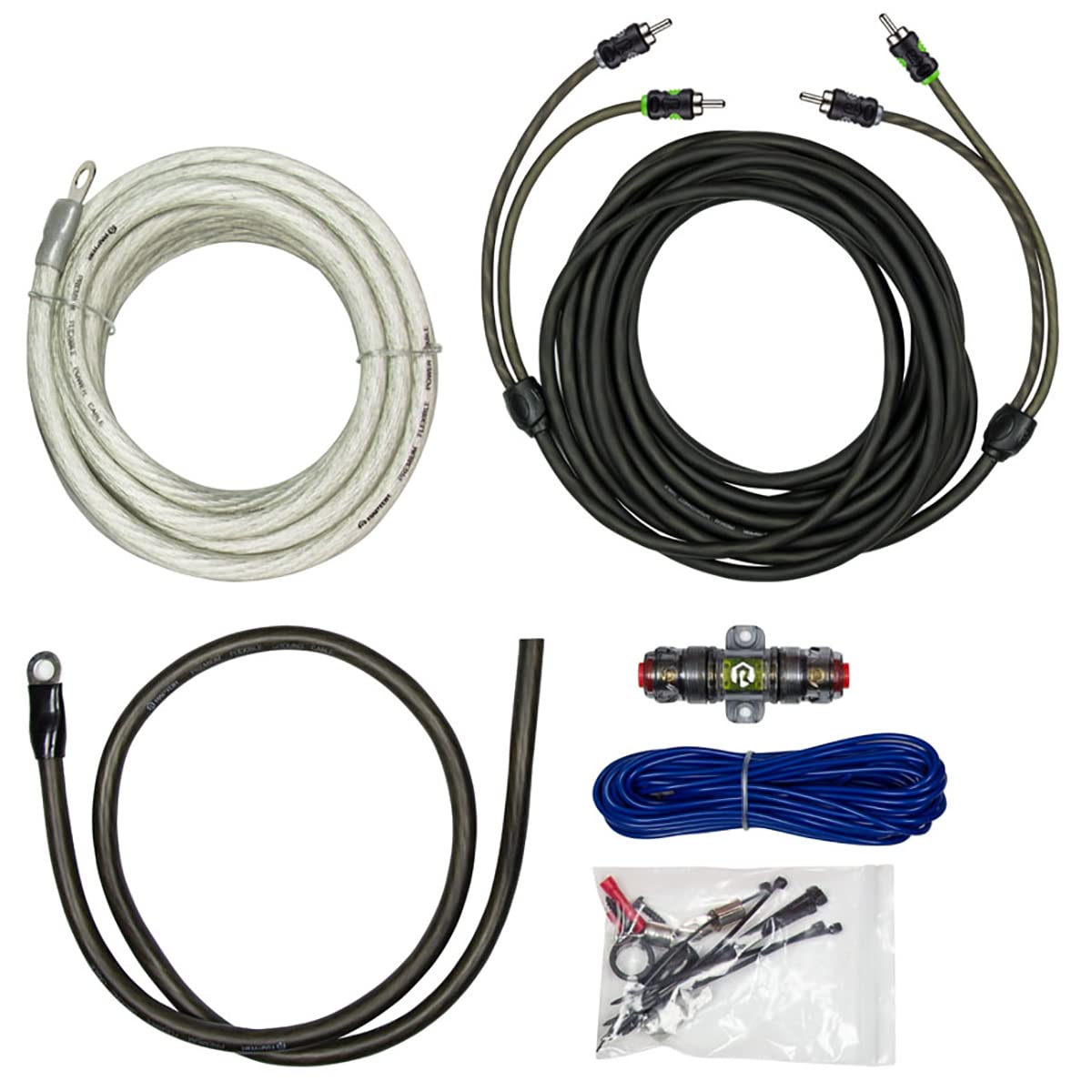 Raptor By Metra Electronics Pro Series 1500W 4 Awg Amp Kit With Rca Cable - R5A4