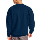 Hanes Men'S Ultimate Cotton Heavyweight, Navy, Large