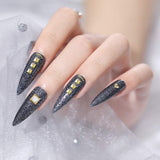 Artdone 12 boxes Nail Rhinestones,Nail Gems Nail Diamonds,Nail Art Studs Nail Crystals Nail Sequins for Nails Kit with 1 Tweezer