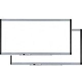 Lorell Magnetic DryErase Board, 8 by 4Feet, Silver/Ebony 2Boards