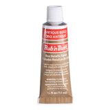 AMACO Rub n Buff Wax Metallic Finish Rub n Buff Antique Gold 15ml Tube Versatile Gilding Wax for Finishing Furniture Antiqui