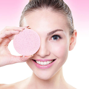 120 Pcs Facial Sponges Compressed,Face Cleansing Sponge,Makeup Removal Sponge Pads,Exfoliating Wash Round Sponge for Women,Girls