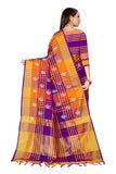 Dhruvi Trendz Cotton Silk Women Saree (Dt-S2105-1_Purple)