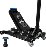 GAOLLY 3 Ton Floor Jack, Aluminum and Steel with Dual Pistons Quick Lift Pump for Sport Utility Vehicle, Low Profile Lifting Ran