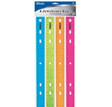 B BAZIC PRODUCTS Jeweltones Color Ruler, 12 Inches, 1 Pack of 4 Rulers, Blue/Green/Purple/Red