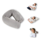 Twinscomfort Twist Memory Foam Neck Pillow Support For Head, Chin, Lumbar & Leg Travel Pillow For Airplane, Bus & Long Car T