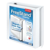 Cardinal Cardinal Freestanding SlantD Ring Binders (CRD43120), White, 2Inch