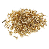 ILSMYSUTRA 100Pc Metal Round Head Brads Paper Craft Scrapbook Fastener 6x13mm Golden |Crafts | Scrapbooking & Paper Crafts | Scr