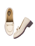 Shoetopia Women'S Flat Loafers Cream 6 Uk,Cream,6,B0D14DDS3K