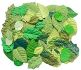 RATREE 888 100 pcs Mlberry Paper Leaves Rose Leaves Sunflowers Leaves Hydrangea Leaves Lotus Leaves Scrapbooking Wedding DIY Cra