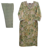 Anni Designer Women'S Rayon Blend Straight Printed Kurta With Pant (Nissu Green-Nw_Xl_Green_X-Large),Green,XL,,,