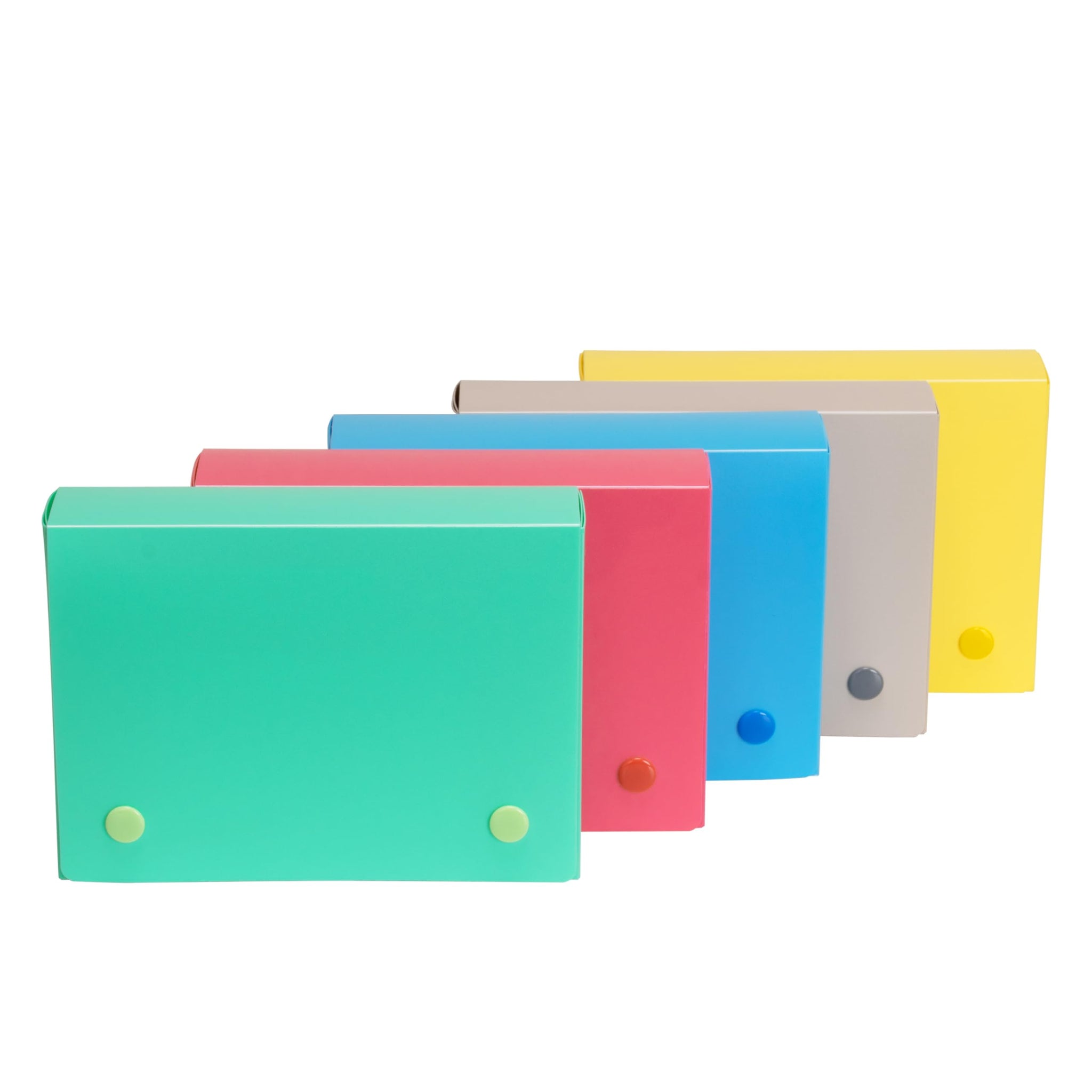 C-Line Index Card Case For 4 X 6 Inch Index Cards, Assorted Colors, Set Of 24 Cases (58046-24)