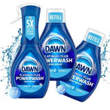 swigii Dawn Platinum Plus Powerwash Dish Spray & Dish Soap Refill Set, Fresh Scent - 1 Spray Bottle + 2 Refills, 21.5 Fl Oz Valu
