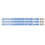 Musgrave Pencil MUS2203D-12 Kindergartners are No. 1 Motivational Fun Pencils - 12 Dazon