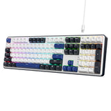 Redragon K689 Wired Gasket RGB Gaming Keyboard, 108 Keys Mechanical Keyboard w/Extra 4 Hotkeys, Upgraded Hot-swappable Socket, 3