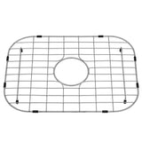 MONSINTA Kitchen Sink Grid and Sink Protector, Stainless Steel Sink Grids 18-1/2 x 13-3/8 with Center Drain for Single Sink Bowl, Sinka Bottom Grid, Sinks Grate