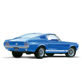 AMT Round 2 1967 Ford Mustang GT Fastback 1:25 Scale Model Kit, Chrome (AMT1241)