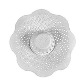 Danco 10306 Microban Hair Catcher, Bathroom and Bathtub Strainer White, 2 Pack