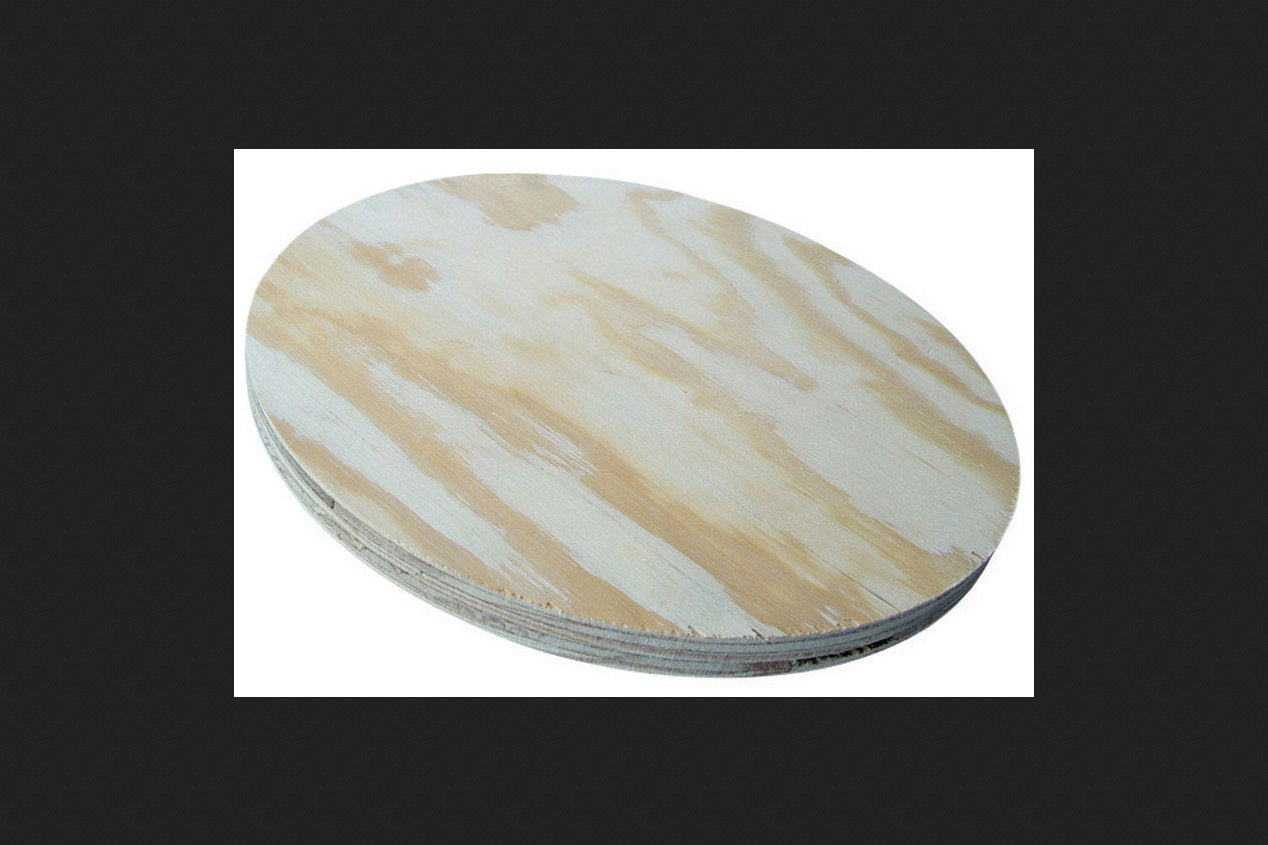Alexandria Moulding Pyr03-Py018C Round Plywood