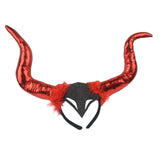 Enakshi Horn Headband Headhand Fantasy Darkness Steampunk Photograph Party red|Clothing, Shoes & Accessories | Womens Accessorie