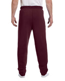Jerzees 8 Oz Sweatpant (973M) No Pockets Available In 10 Colors - Maroon 973M 2Xl