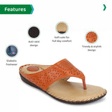 Ortho Joy Doctor Slippers | Soft Fancy Chappal For Women | Comfortable Footwear For Women,Brown,5,B0B4NMNY3R