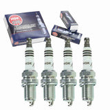 4 pc NGK Iridium IX Spark Plugs compatible with Mitsubishi Lancer 2.0L 2.4L L4 2002-2017
