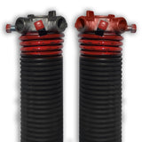 DURALIFT .225 x 2 x 27 Torsion Garage Springs (Red, Left & Right Wound)