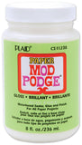 Mod Podge Gloss Waterbase Sealer, Glue Paper (8Ounce), CS11238 Finish, 8 Ounce, 8 Fl Oz