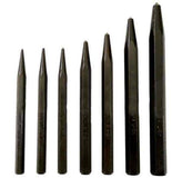 Mayhew Tools 60007 Center Punch, 7Piece Set, Black Oxide Finish