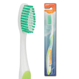 Practicon SmileGoods A425 Toothbrush, 42 Tuft, Individually Packaged Toothbrushes with Cover, Assorted Colors, Bulk Pack of 72