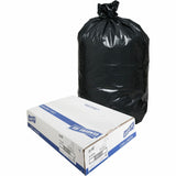 Genuine Joe 01534 HeavyDuty Trash Bags, 1.5 Mil, 4045 Gallon, 50/CT, Black
